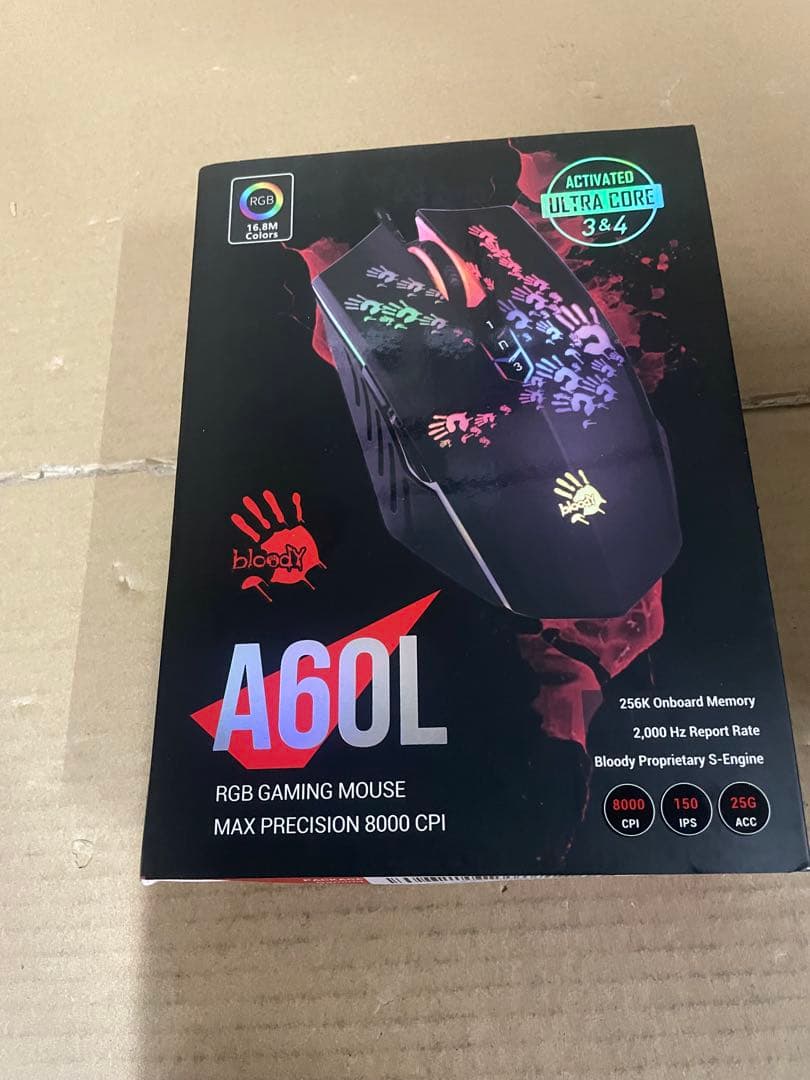 Bloody A60L 光学式ゲーミングマウス ライトストライク(LK)