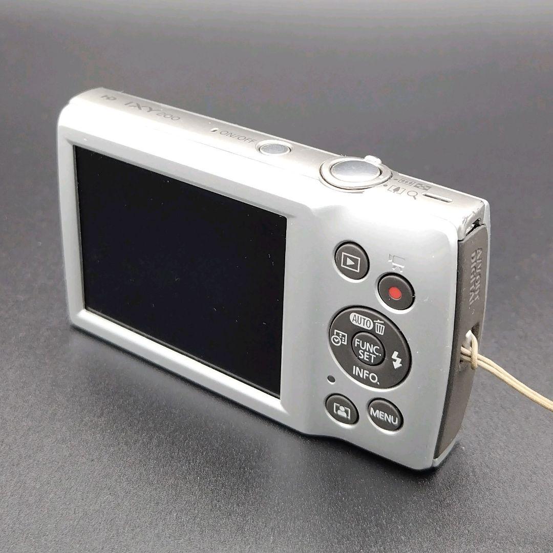 Canon IXY200 シルバー デジタルカメラ　バッテリー　充電器付き　良品