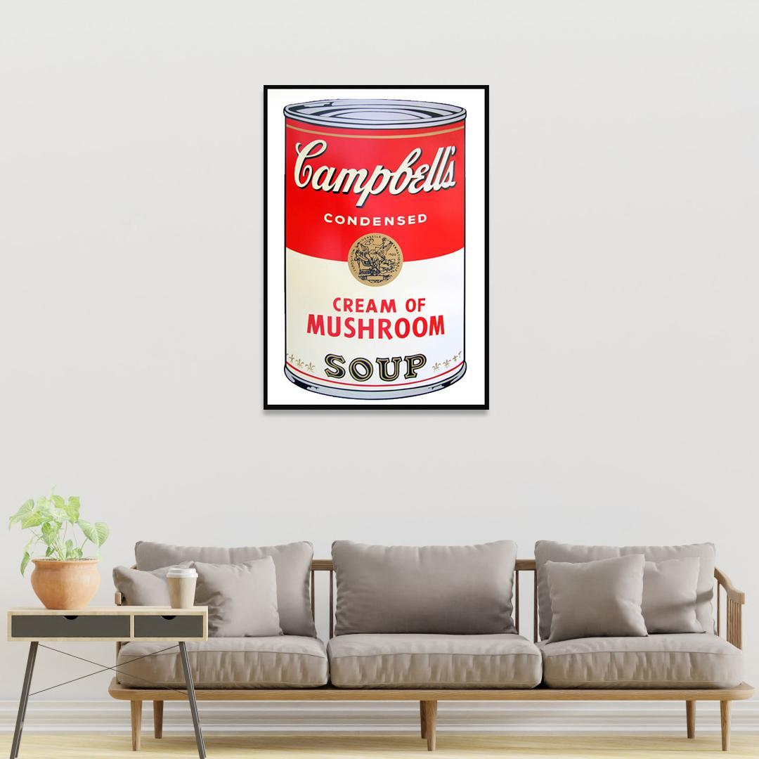 額装品/Sunday B Morning キャンベル Mushroom/ポスター