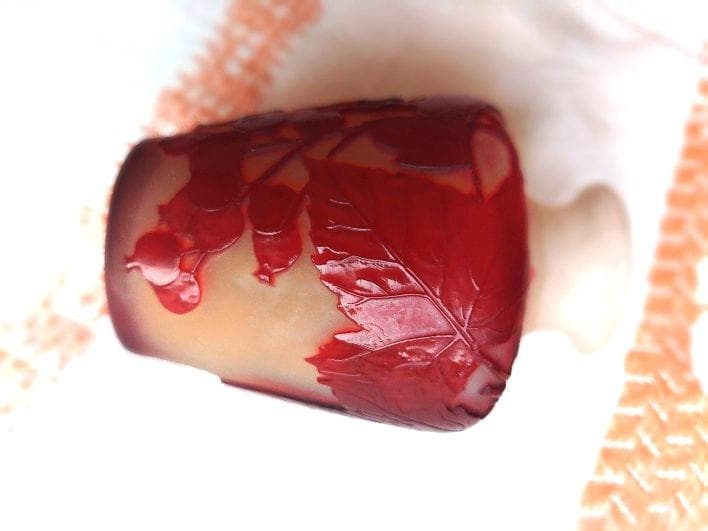 エミール　ガレ　の　小型花瓶（壺）