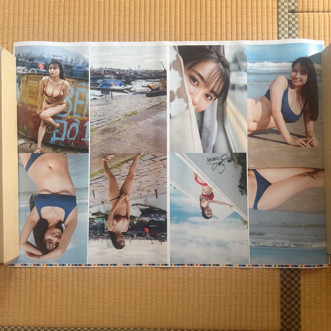 E*2様 （数量限定）豊島心桜 ゴールド直筆サイン入り 超特大両面印刷　刷り出し