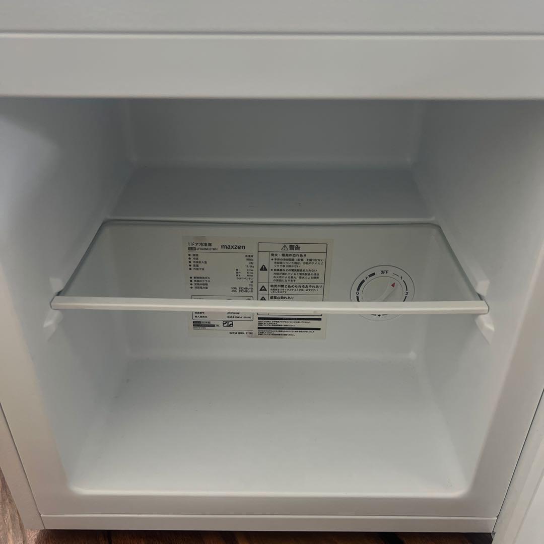 小型冷凍庫　MAXZEN JF032ML01ＷＨ　32L 2021年製