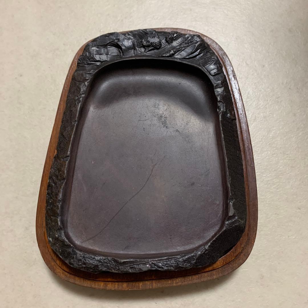 硯　すずり　アンティーク　工芸品　書道　13×10.3㎝