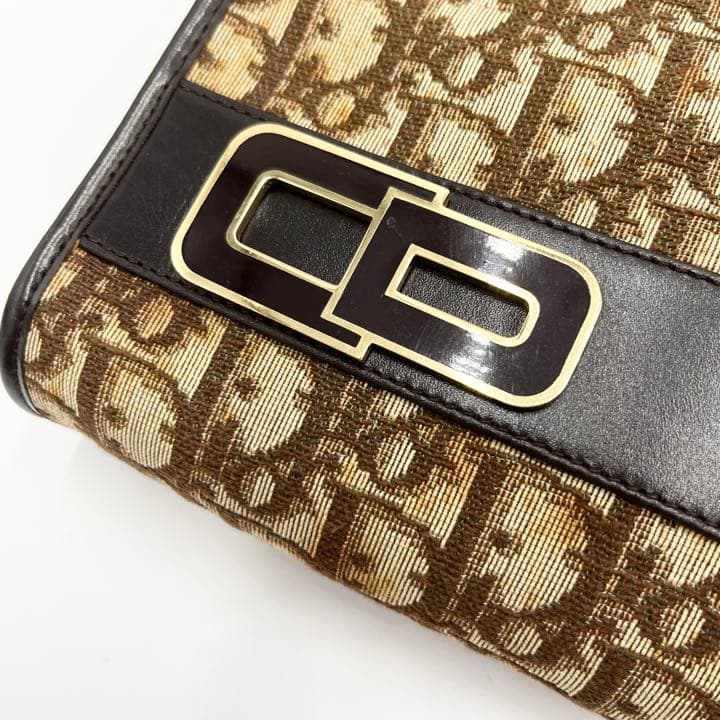 極美品 クリスチャンディオール トロッター ショルダーバッグ 2way CD金具