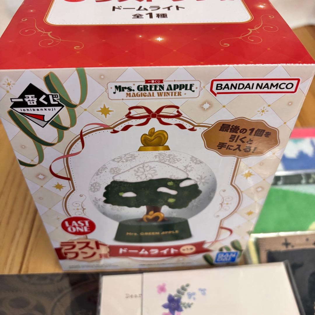 本日までMrs. GREEN APPLE ラストワン賞ドームライト豪華8点セット