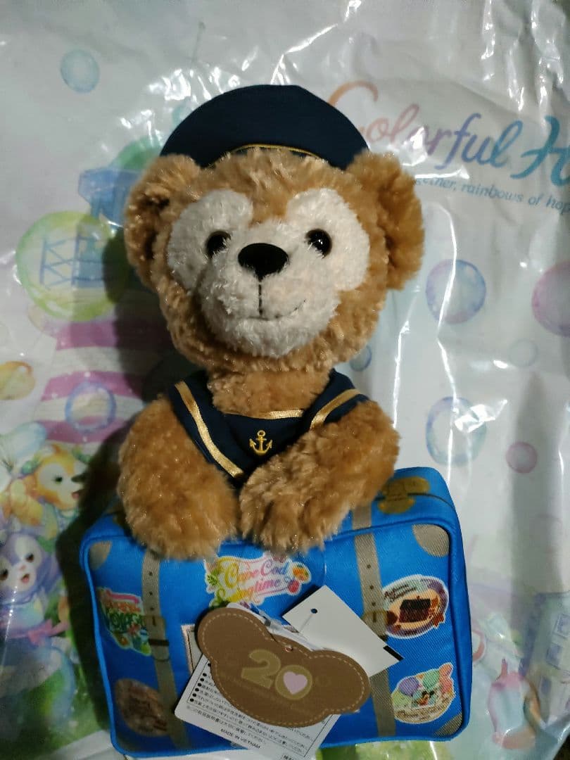 ディズニー ダッフィー 20周年 ぬいぐるみ　ラスト