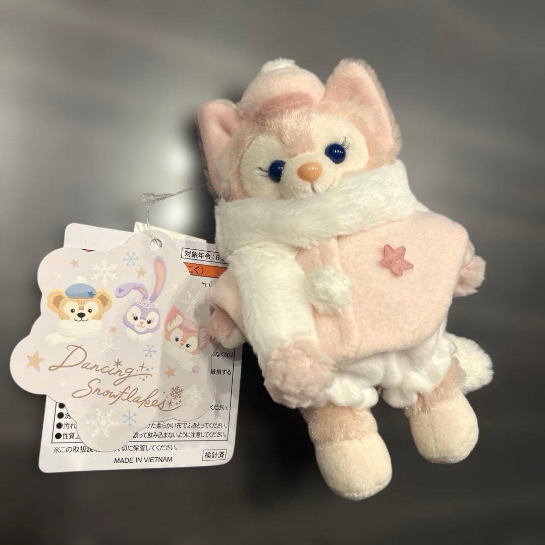 リーナベル　ぬいぐるみバッジ　ダンシングスノーフレークス