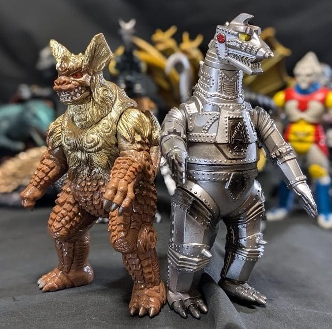 昭和ゴジラ 東宝チャンピオンまつり（バンダイ）ソフビフィギュア 17体セット