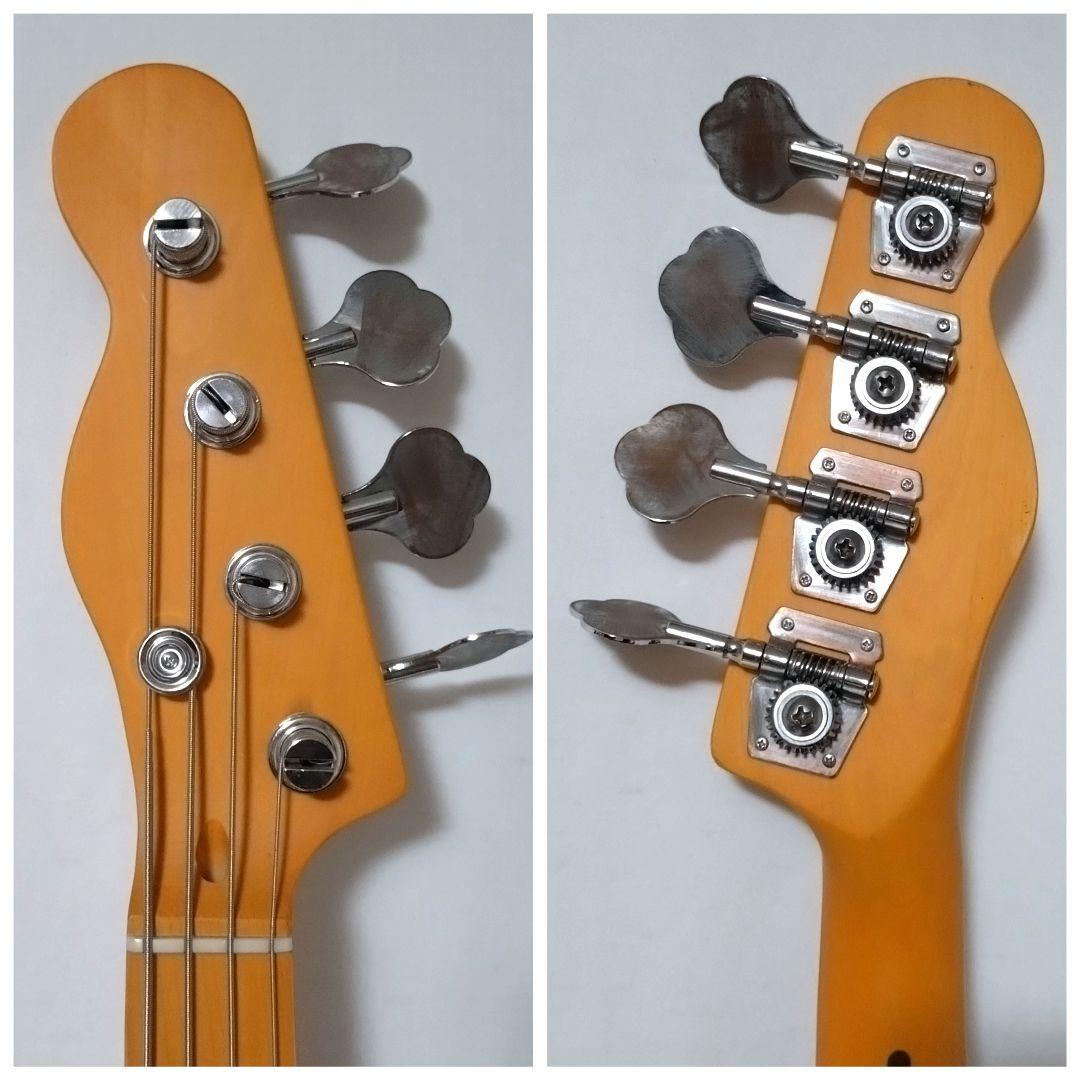 ノーブランド　テレキャスターベース　カスタム仕様　ハードレリック　リバースヘッド