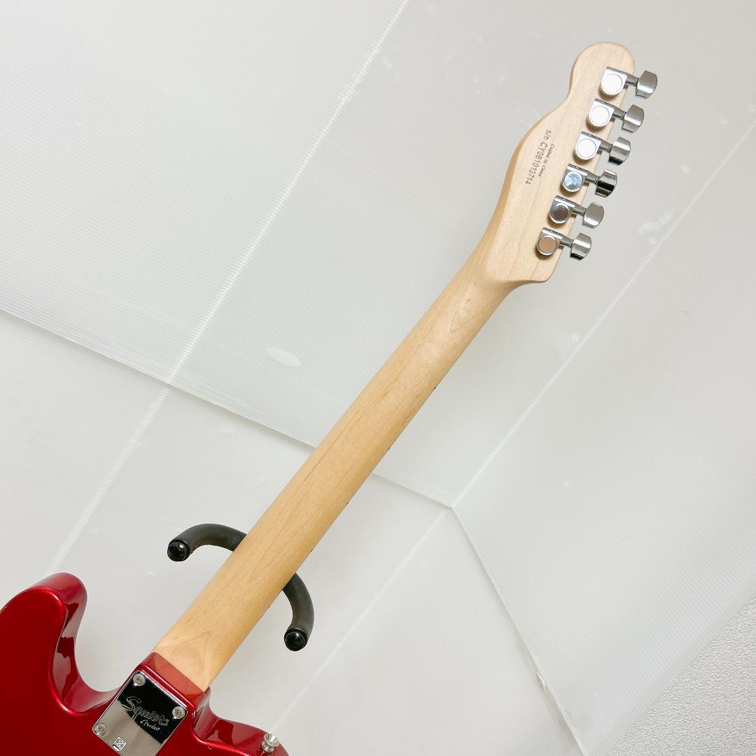美品 Squier スクワイヤー Telecaster テレキャスター 赤