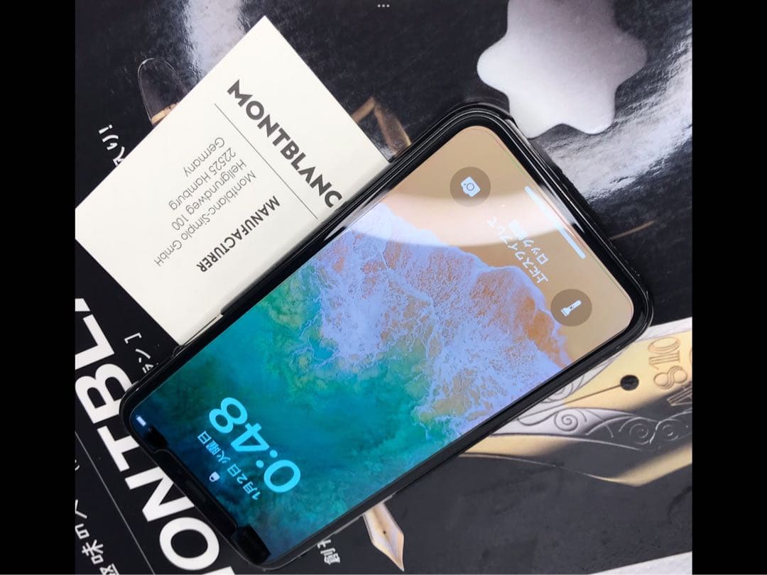 レアな完売品！★ モンブラン　★Apple iPhoneX・XS用★サルトリアル