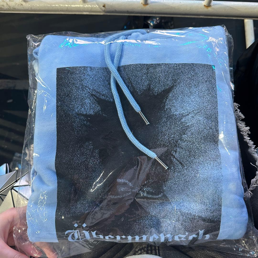 G-DRAGON ジヨン　パーカー HOODIE TIE-BLUE ver