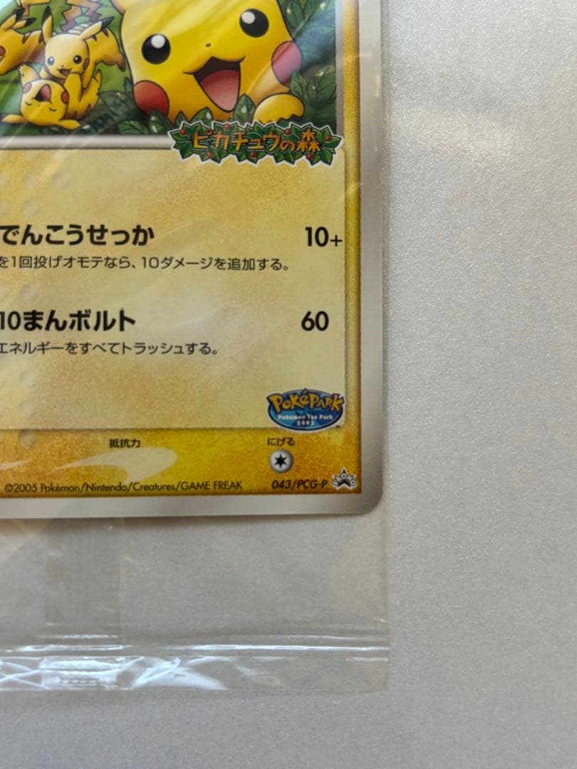 ポケパークのピカチュウ 未開封　プロモカード 043/PCG-P