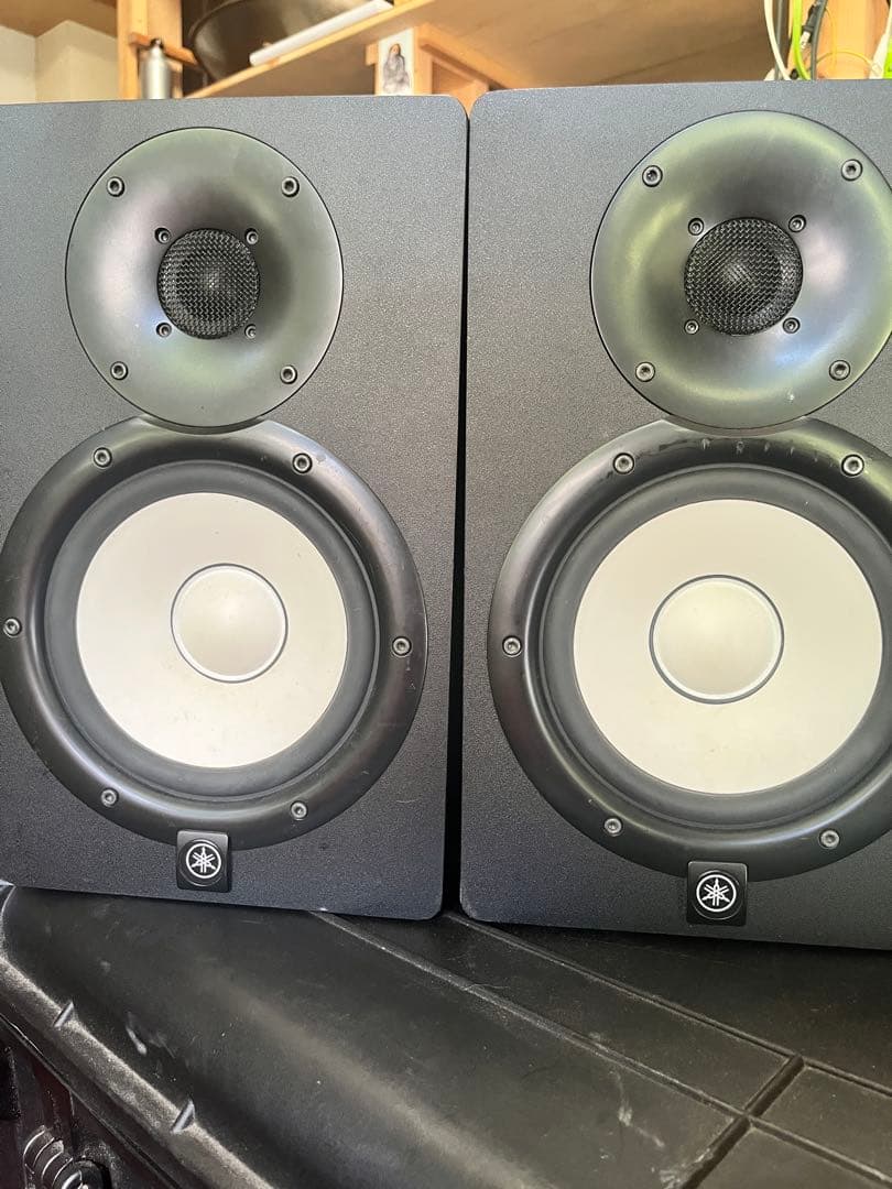 YAMAHA HS7 パワードスピーカー・社外ハードケース電源ケーブル付