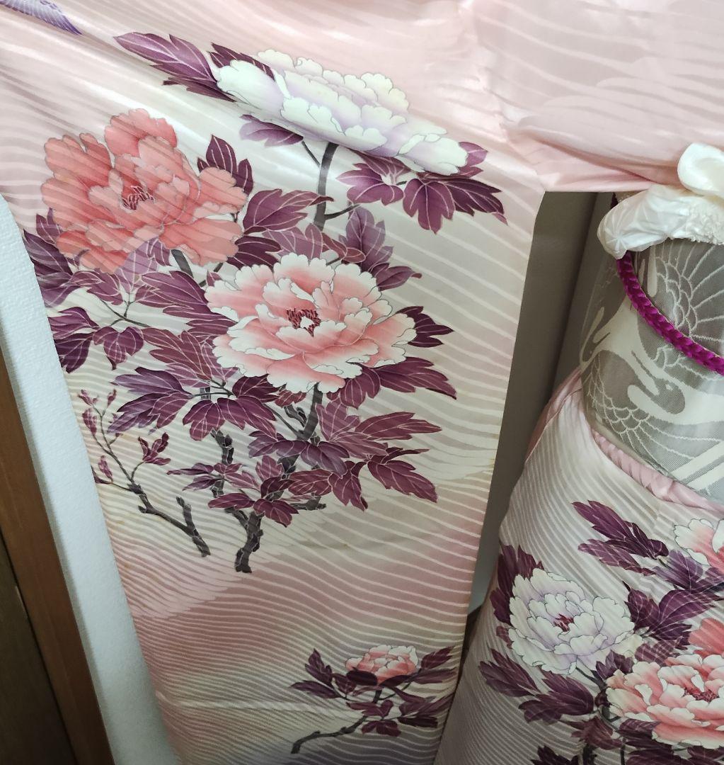 おじょ　成人式正絹振袖フルセット　やまと誂製　上品　清楚　華やか　ピンク