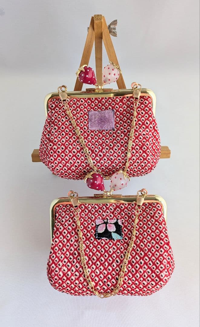 みるくみるく窓口 「絞りたて苺のがま口ポーチ」