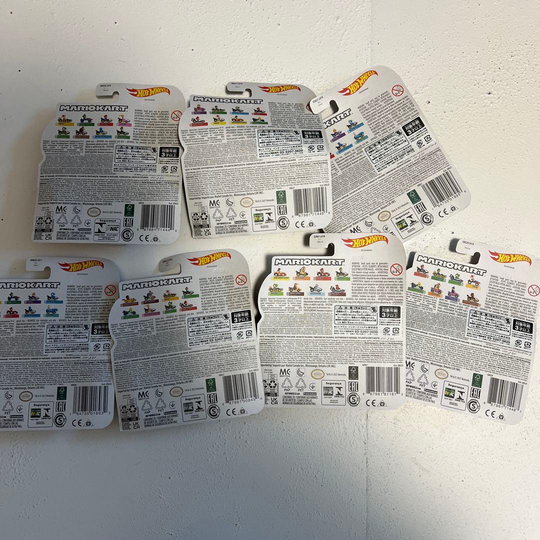 ホットウィール　マリオカート 7個セット