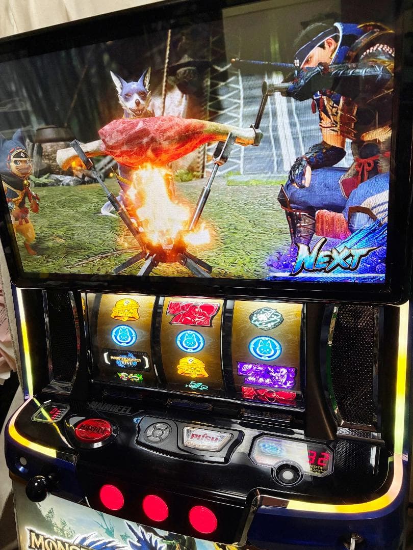 スマスロ モンスターハンターライズ☆遊技アダプタ取付済実機☆たのメル便送料無料