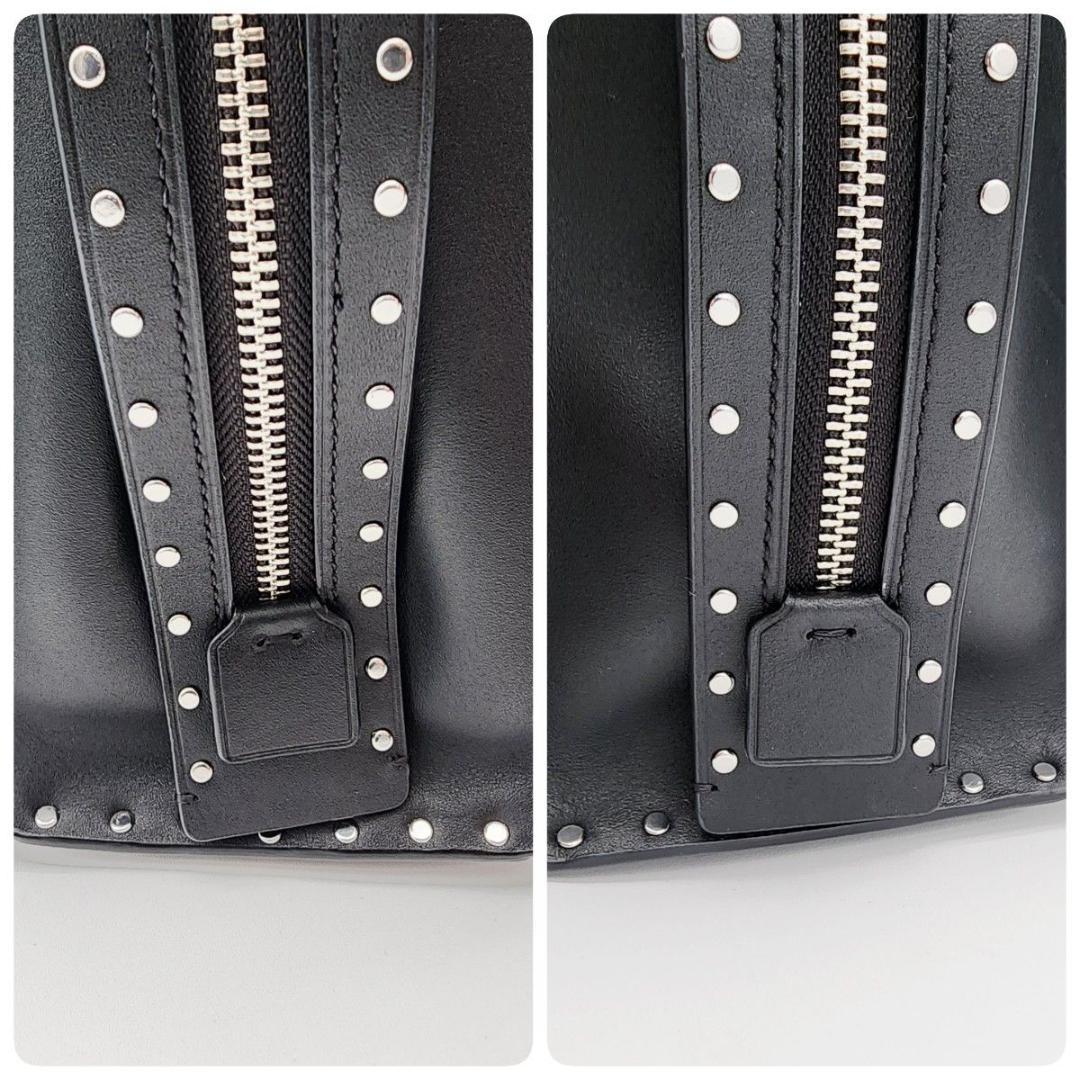 現行品 COACH コーチ ローグ バッグ 25 リベット ブラック CU052