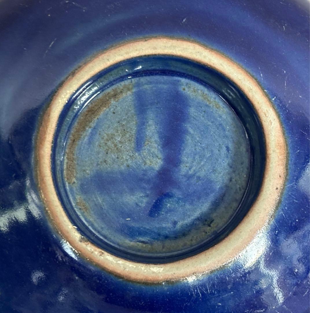 瑠璃釉蓋物椀 中国 唐物