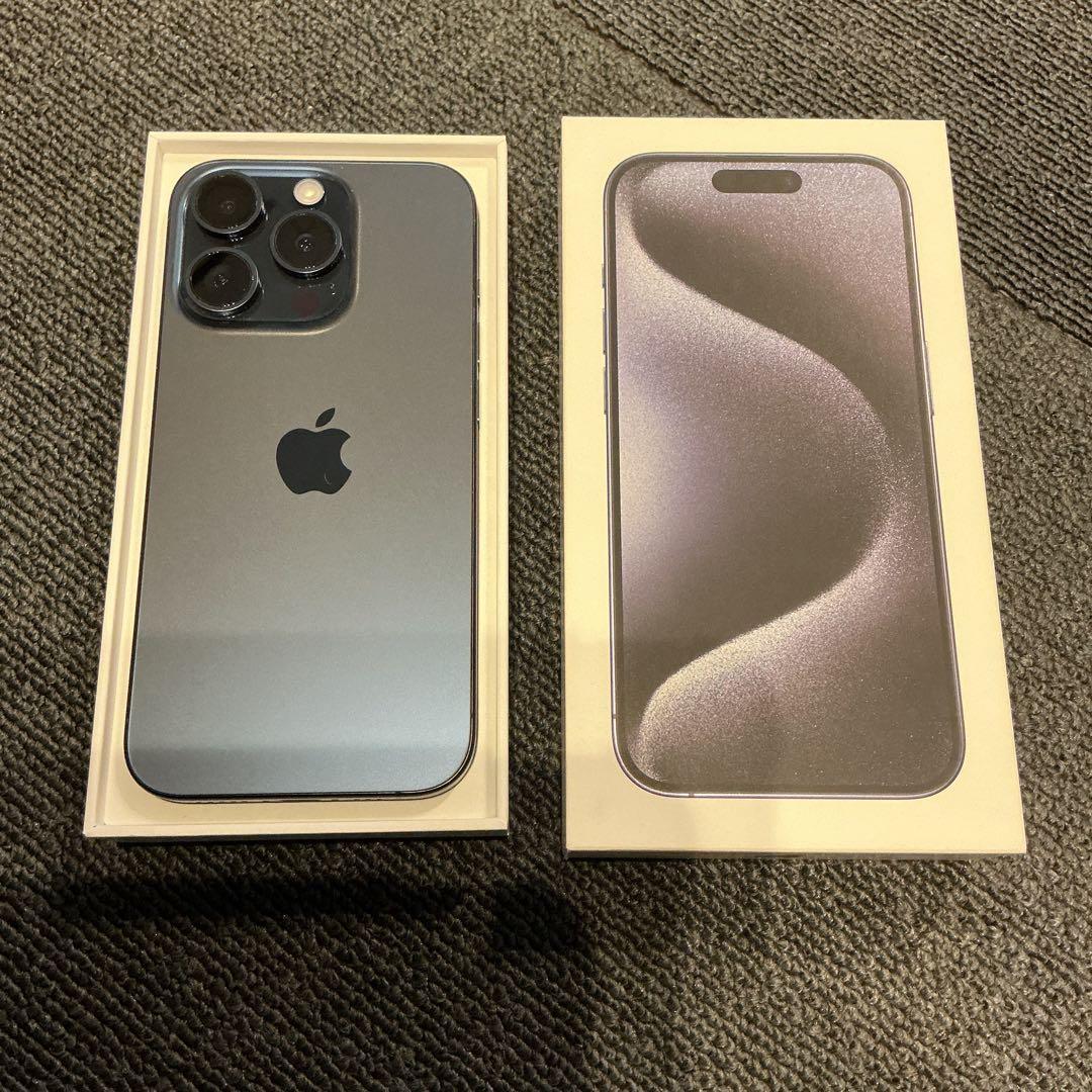 iPhone15pro SIMフリー 256GB ブルーチタニウム