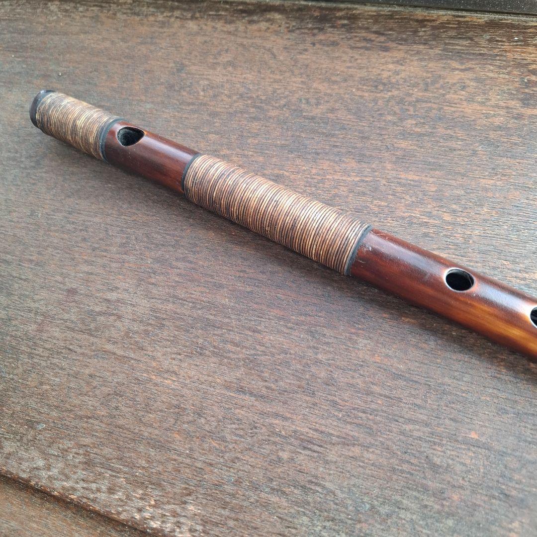 e*s様 篠笛 古典調　7穴　5本調子　天地胴藤巻き　超鐵仕様