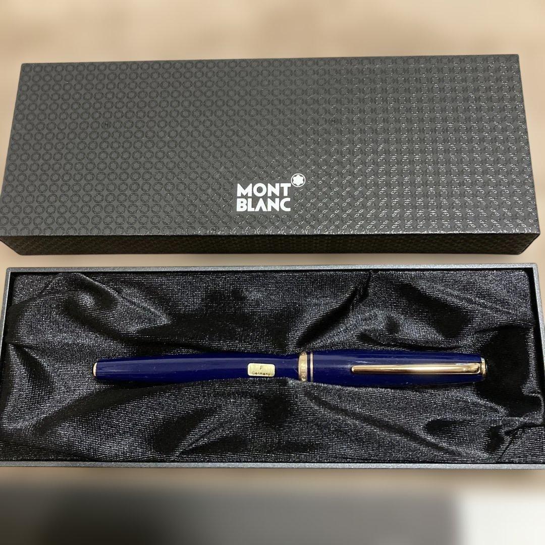MONT BLANC 万年筆 青色