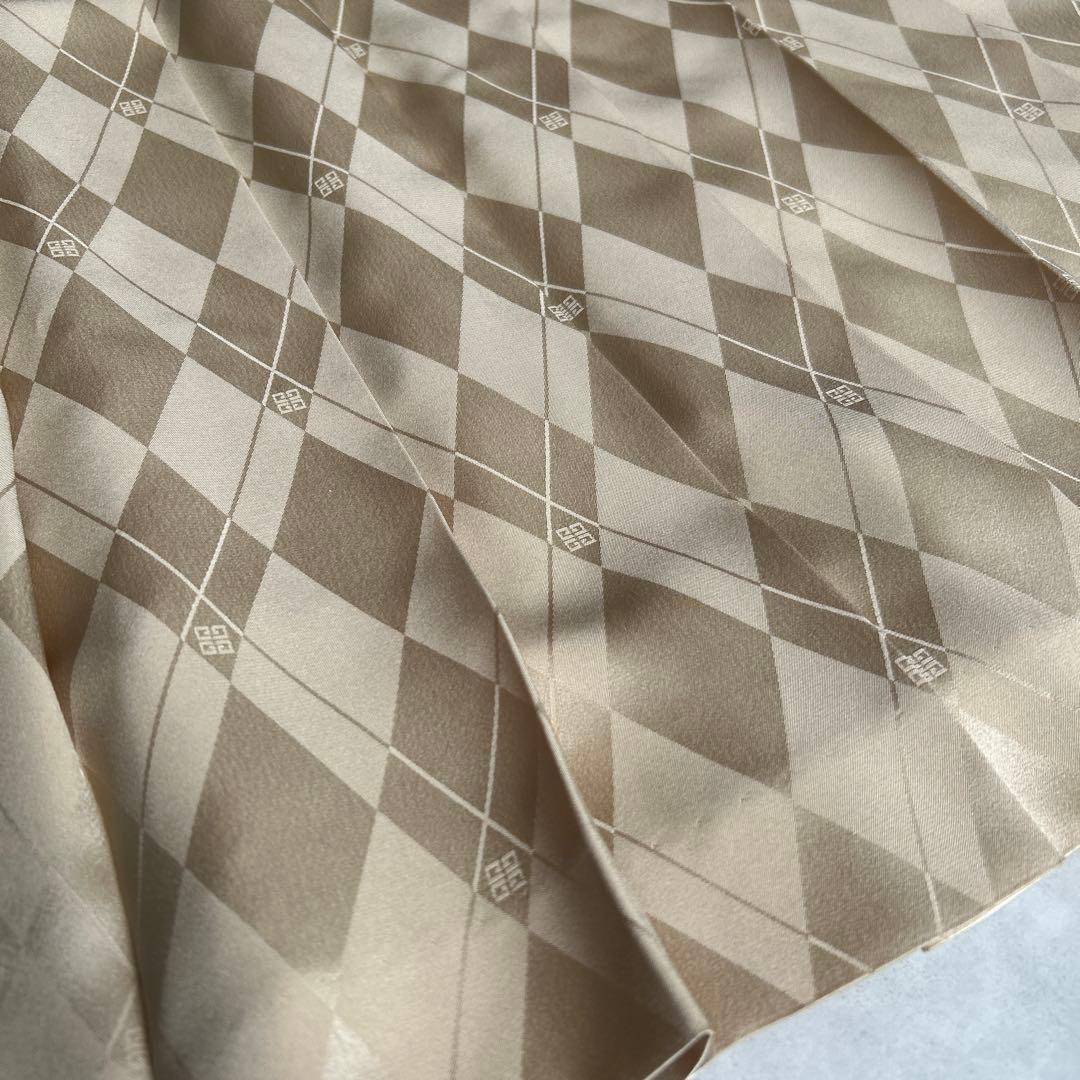 GIVENCHY ロゴ　ゴールド　プリーツスカート　Vintage 大きいサイズ