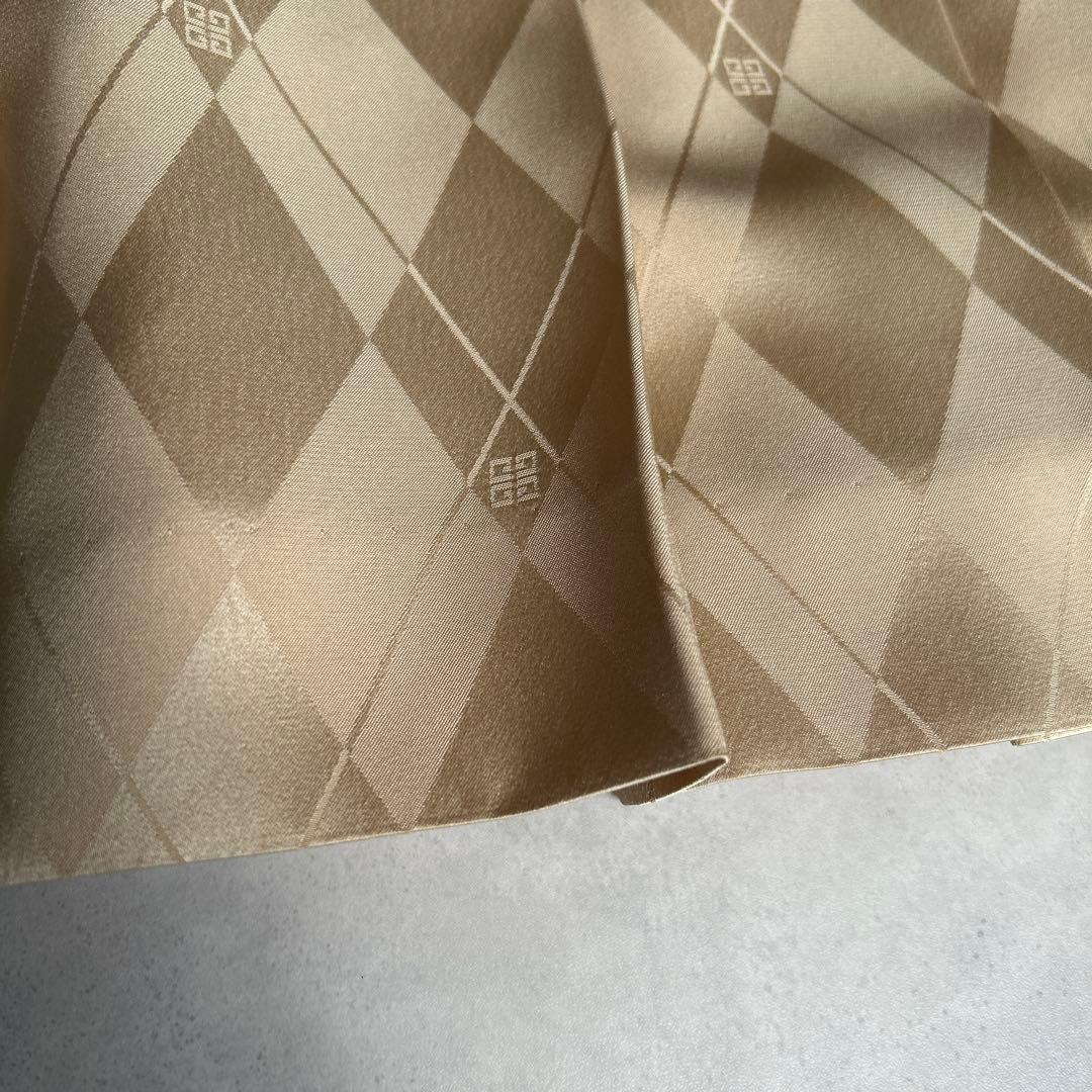 GIVENCHY ロゴ　ゴールド　プリーツスカート　Vintage 大きいサイズ