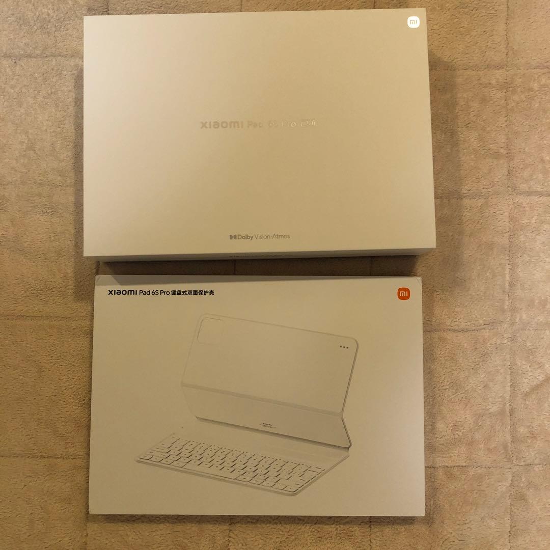 Xiaomi Pad 6s Pro グレー + キーボードカバー