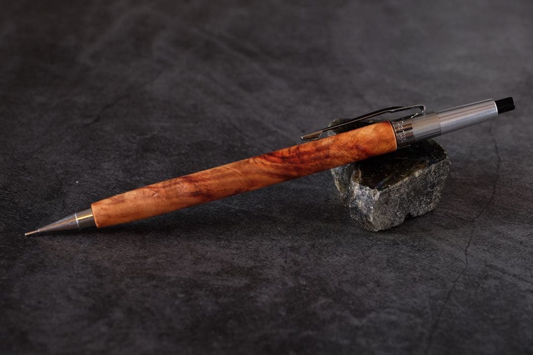 高村杢工房PG5木軸カスタムシャープペンシル0082 アジアローズウッド