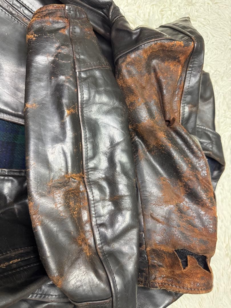 ☆【希少】AERO LEATHER レザージャケット ホースハイド TALON☆