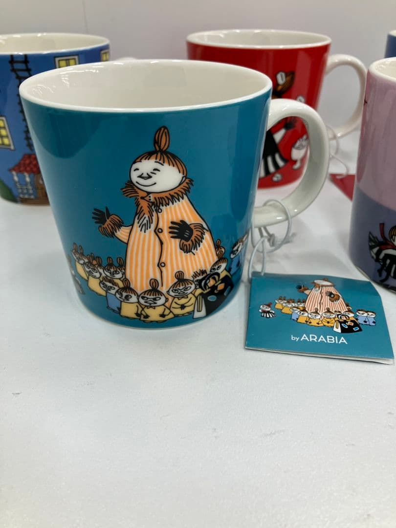 【アラビア　ムーミン】マグカップ５点セット