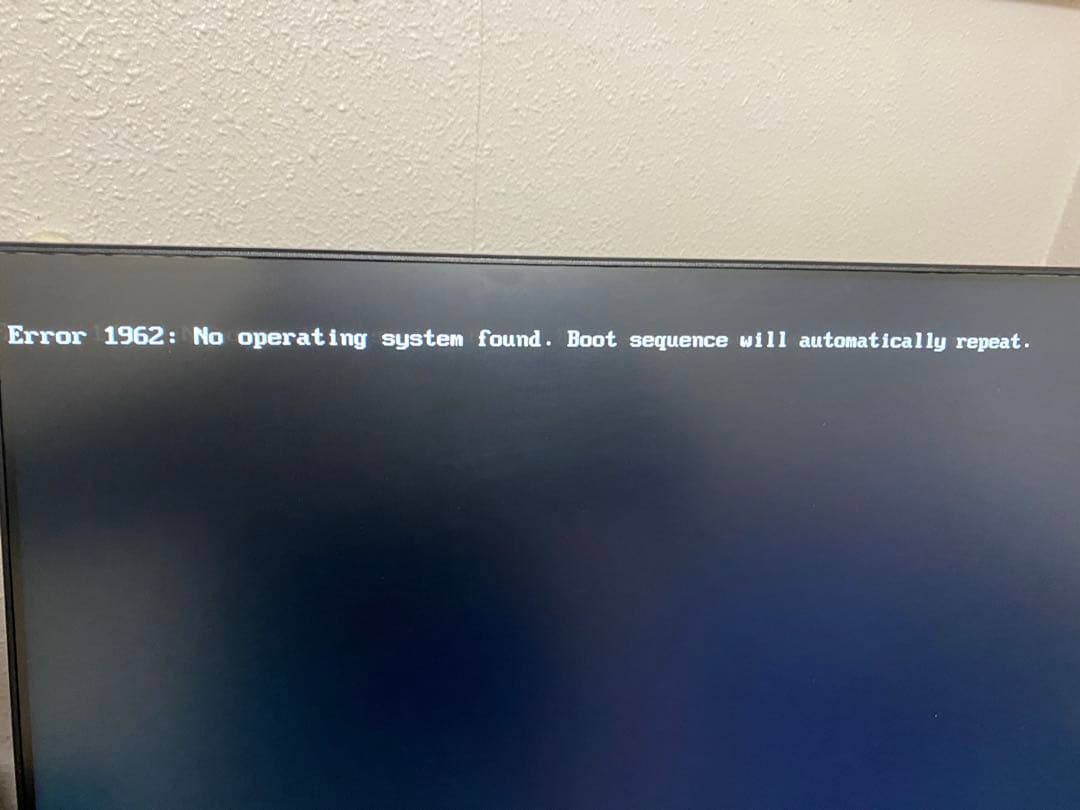 エラーメッセージ表示ディスプレイ