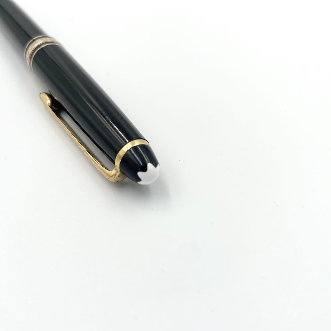 モンブラン　マイスターシュテック　ボールペン　ブラック×ゴールド