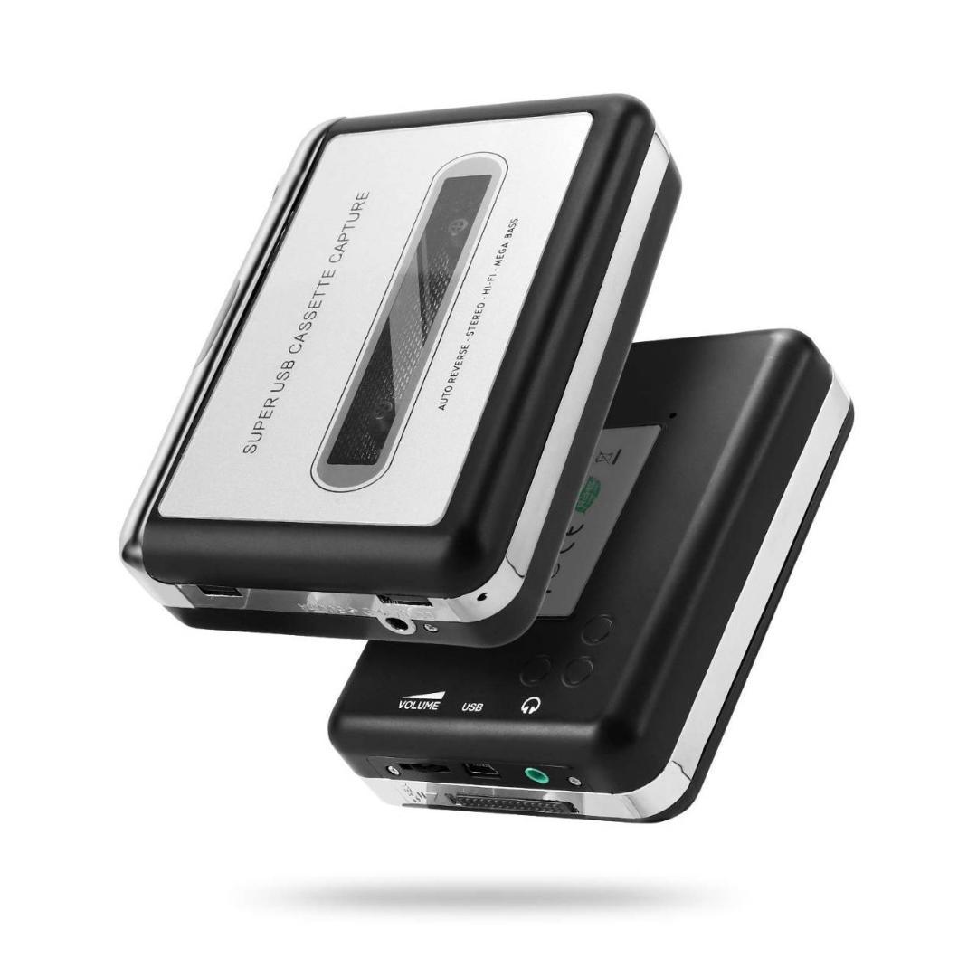 カセットテープUSB変換プレーヤー オートリバース機能付き