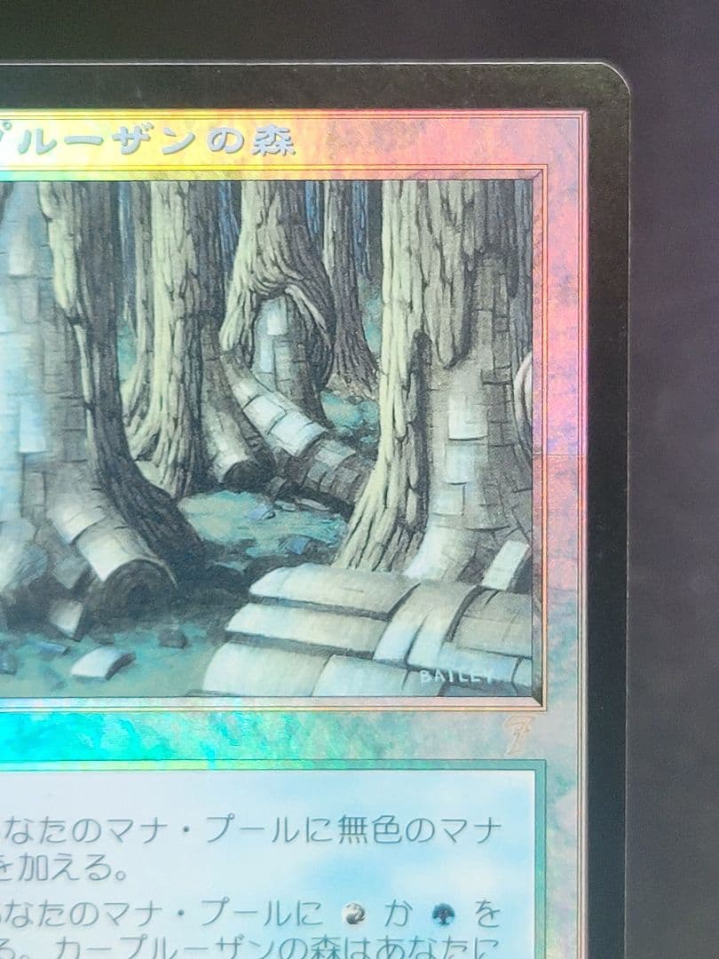 【色褪せ大】カープルーザンの森/KarplusanForest　第７版日foil