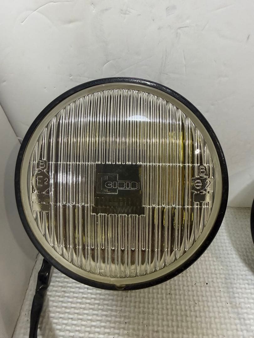 当時物デュアルカウル用CIBIEフォグランプ/ライトカバー付シビエ/検マーシャル