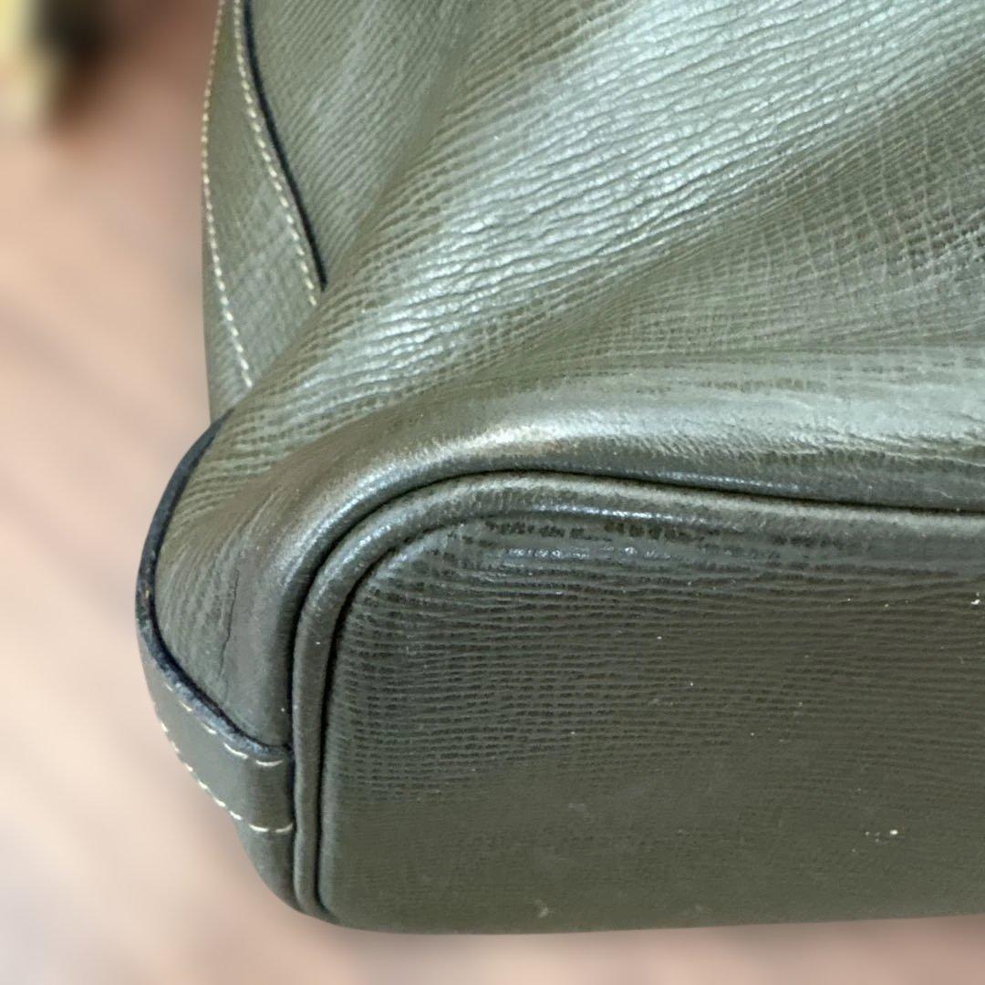 CELINE オリーブグリーン バケットバッグ