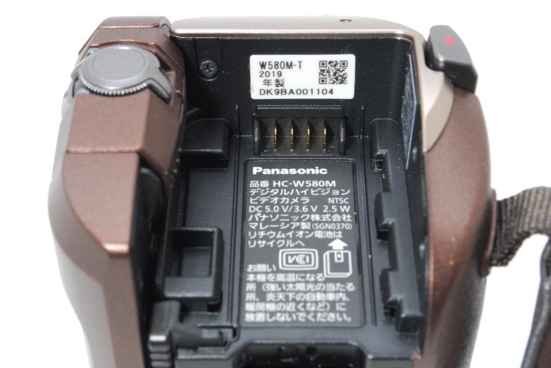 【美品】Panasonic パナソニックHC-W580M ビデオカメラ ブラウン
