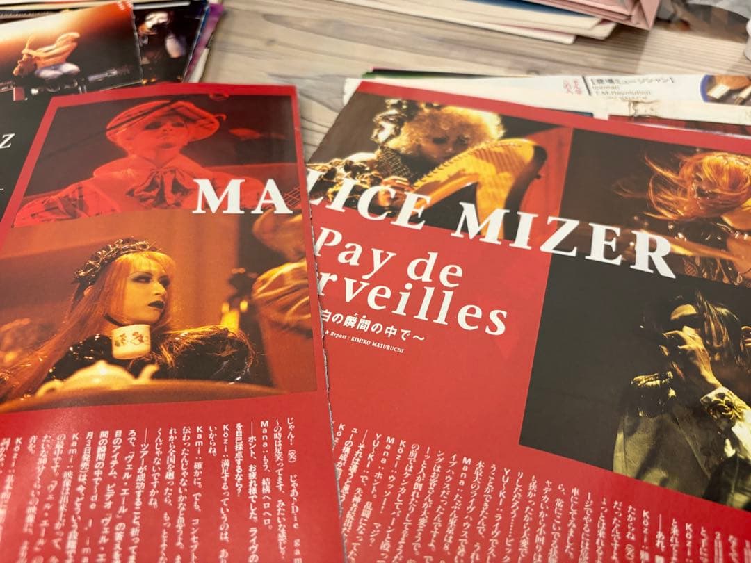 MALICE MIZER 超希少雑誌切り抜きセット　約76ページ