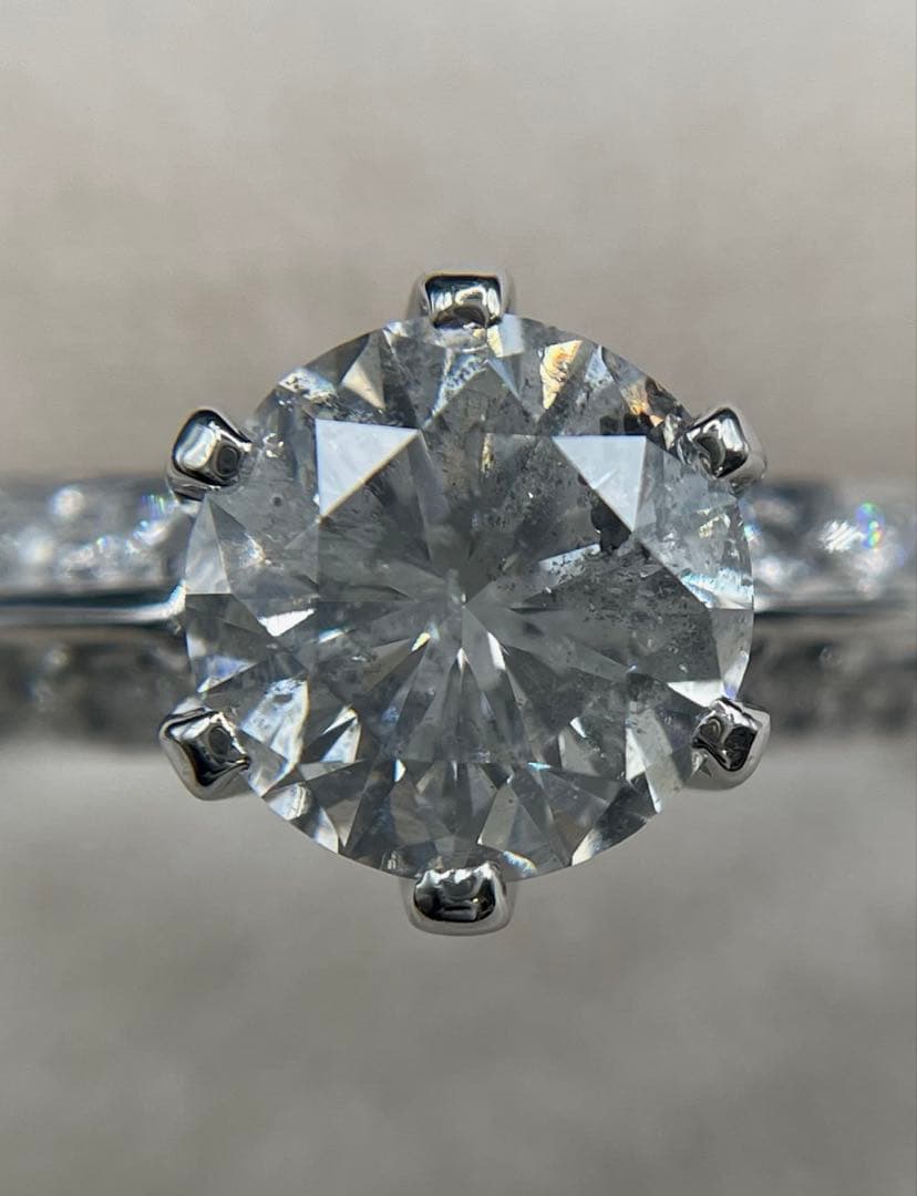 専用JL221★最高級 ダイヤモンド1.841ct プラチナ リング 鑑別付