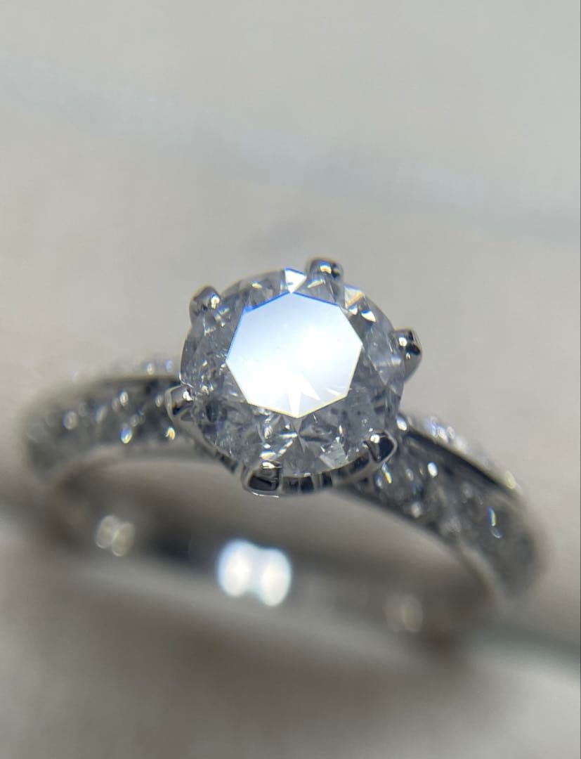 専用JL221★最高級 ダイヤモンド1.841ct プラチナ リング 鑑別付