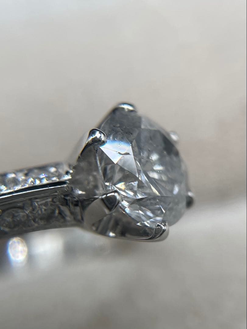 専用JL221★最高級 ダイヤモンド1.841ct プラチナ リング 鑑別付