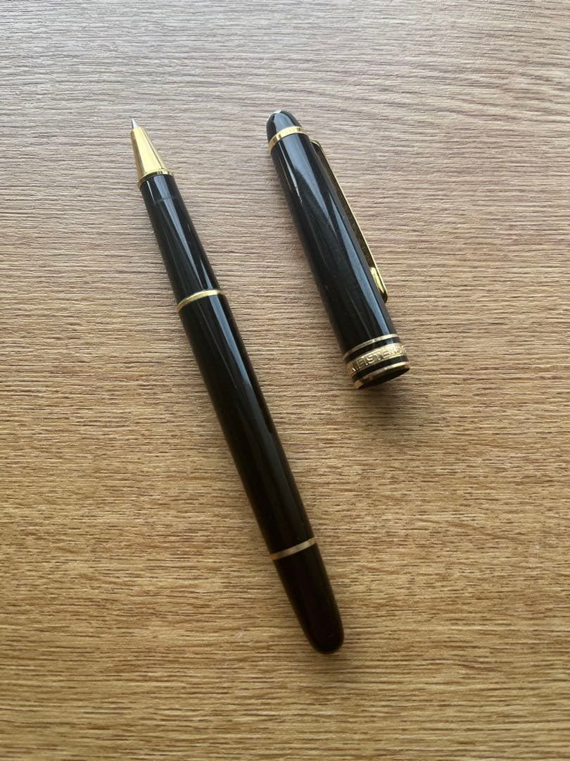 モンブラン　マイスターシュテュック　ボールペン　キャップ式　ブラック