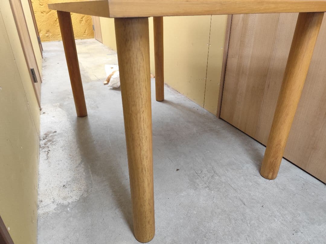 【無印良品】ダイニング 幅120×奥行75×高さ70cm ナチュラル 北欧風