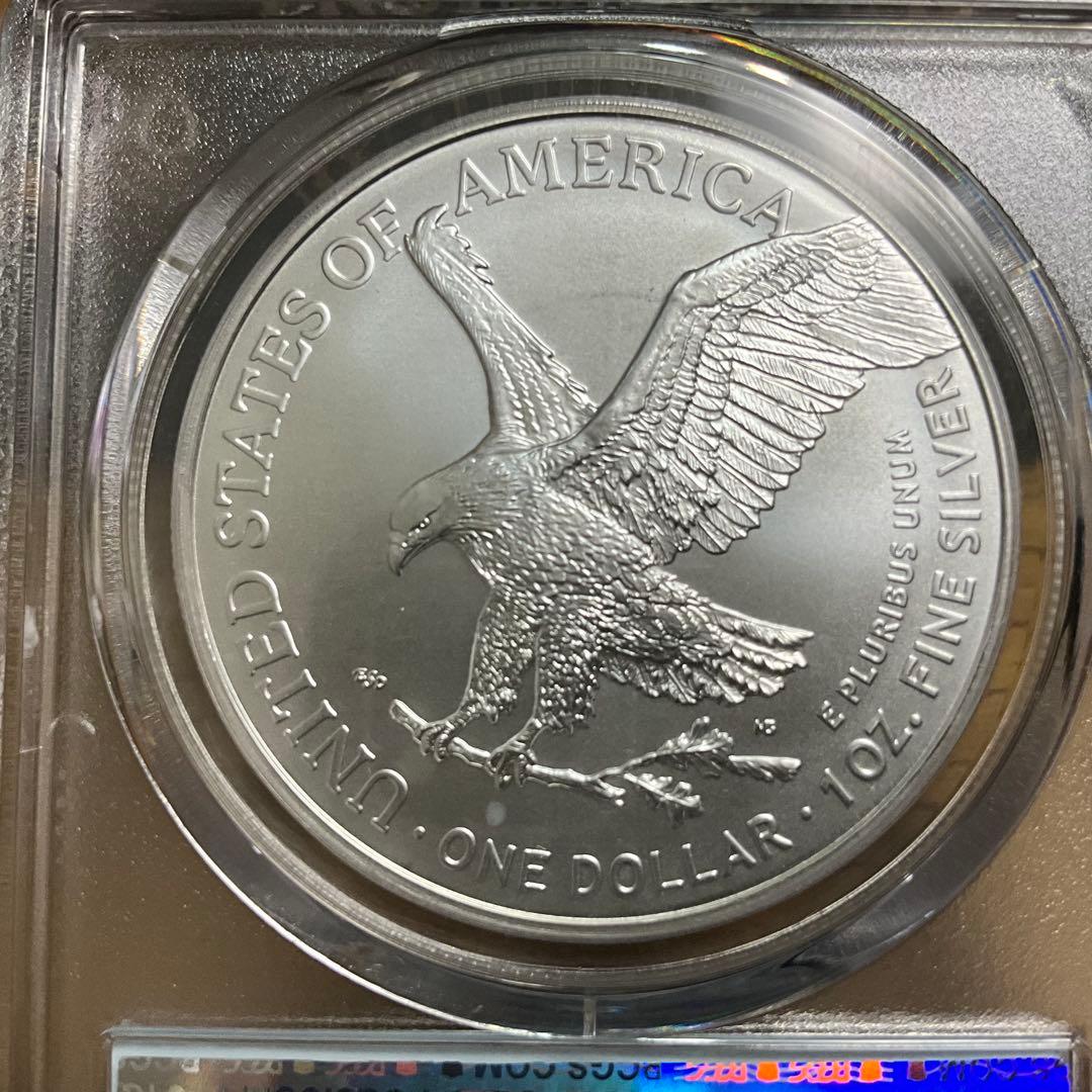 【新品】Silver Eagleイーグル銀貨2022 PCGS MS70