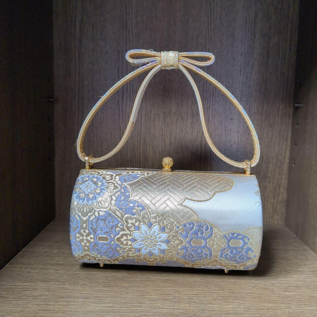 高級　高島屋　美品　和装用バッグ 着物　和装　バッグ　カバン　正絹帯地　正絹