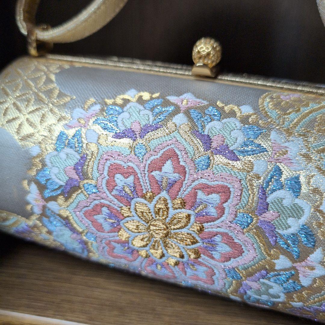高級　高島屋　美品　和装用バッグ 着物　和装　バッグ　カバン　正絹帯地　正絹
