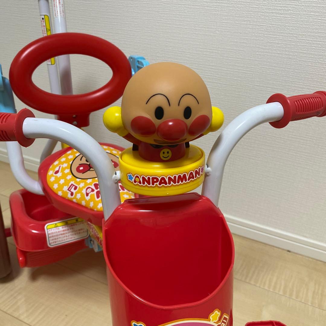 ☆それいけ！アンパンマンオールインワンUPll折りたたみ三輪車